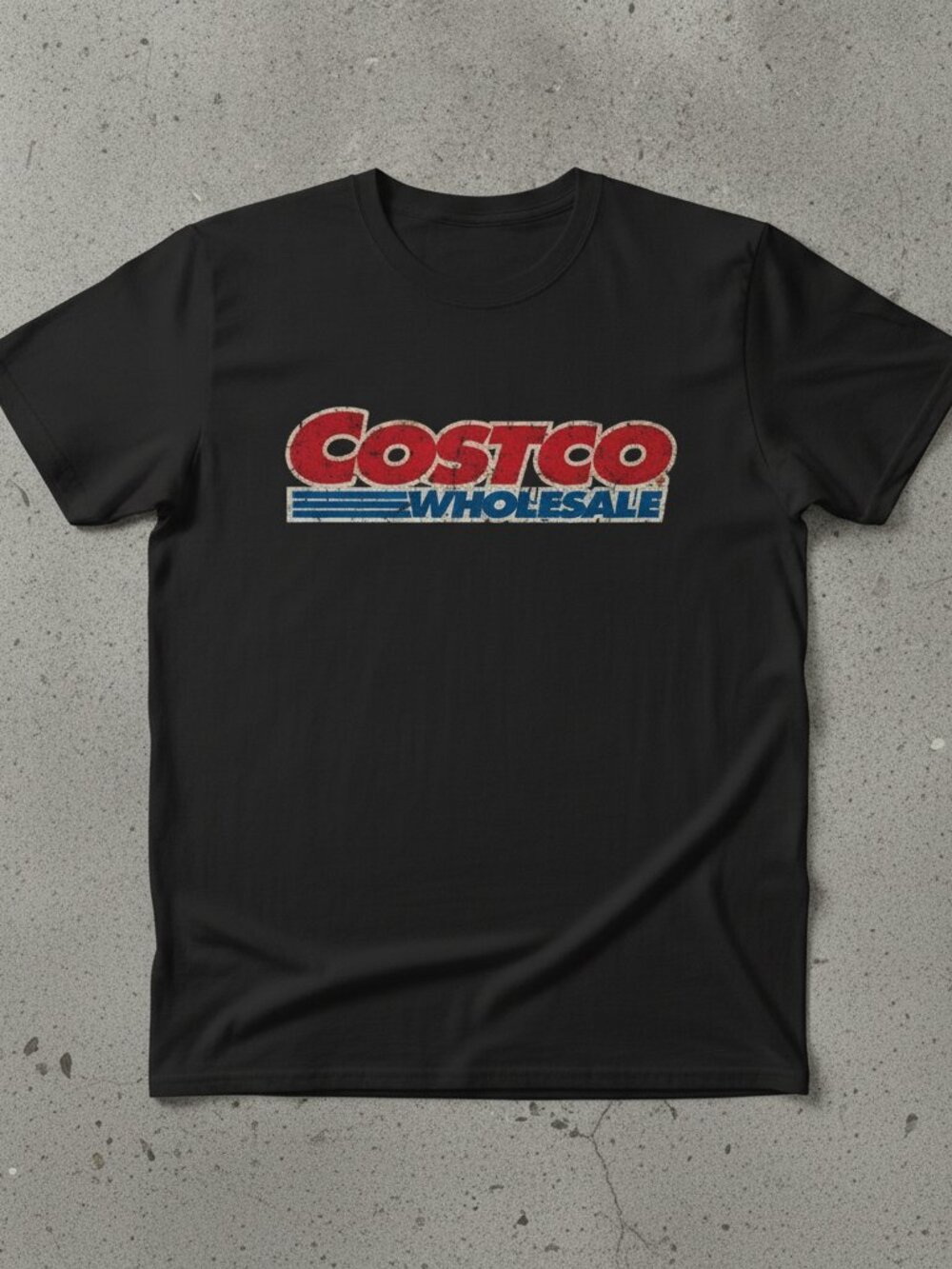 Costco Wholesale Vintage Logo T-Shirt, Retro Wholesale Club Tee, Funny Shopping